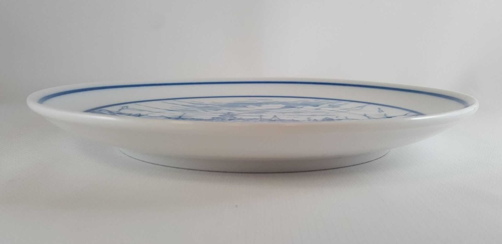 [45811492] Wandteller Sammelteller Hutschenreuther Pieroth Sammlung Weihnachtsmarkt 1985 Blau gebraucht - sehr gut Bild 3