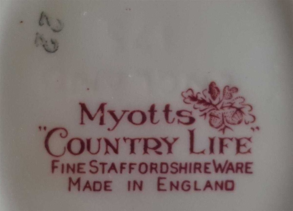 [45811503] Zuckerdose Myott Country Life Rot gebraucht - gut Bild 6