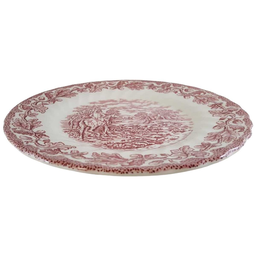 [45811505] Kuchenteller Dessertteller Frühstücksteller 19,6 cm Myott Country Life Rot gebraucht - sehr gut Bild 2