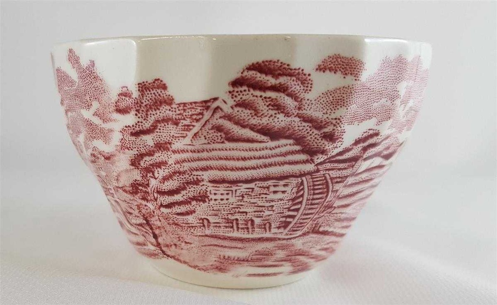 [45811509] Zuckerdose Zuckerschale Myott Country Life Rot gebraucht - gut Bild 2