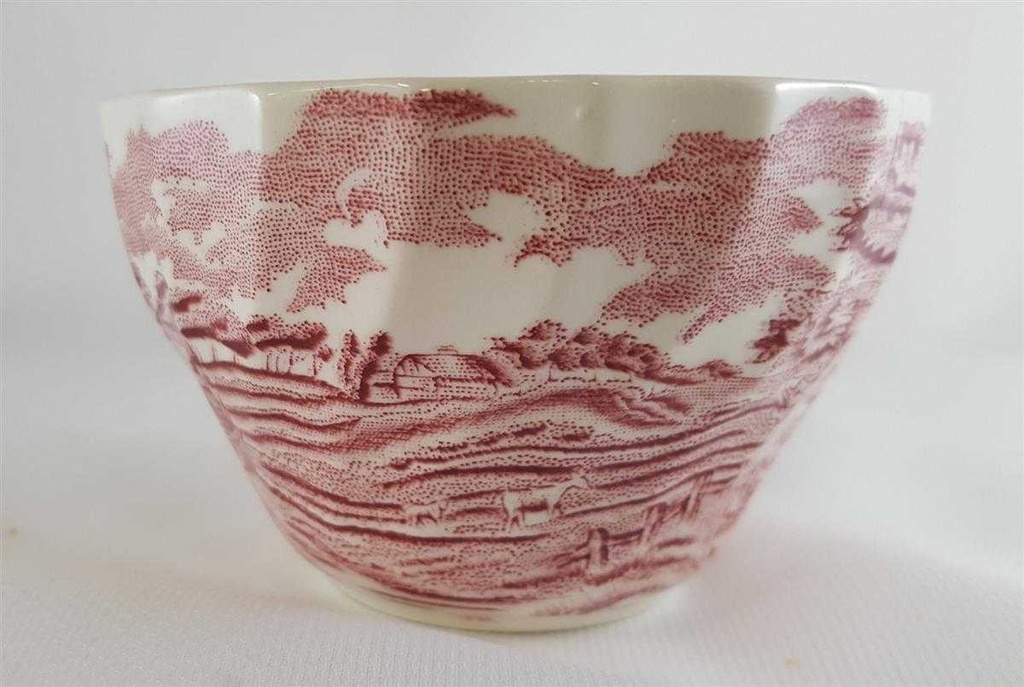 [45811509] Zuckerdose Zuckerschale Myott Country Life Rot gebraucht - gut Bild 3