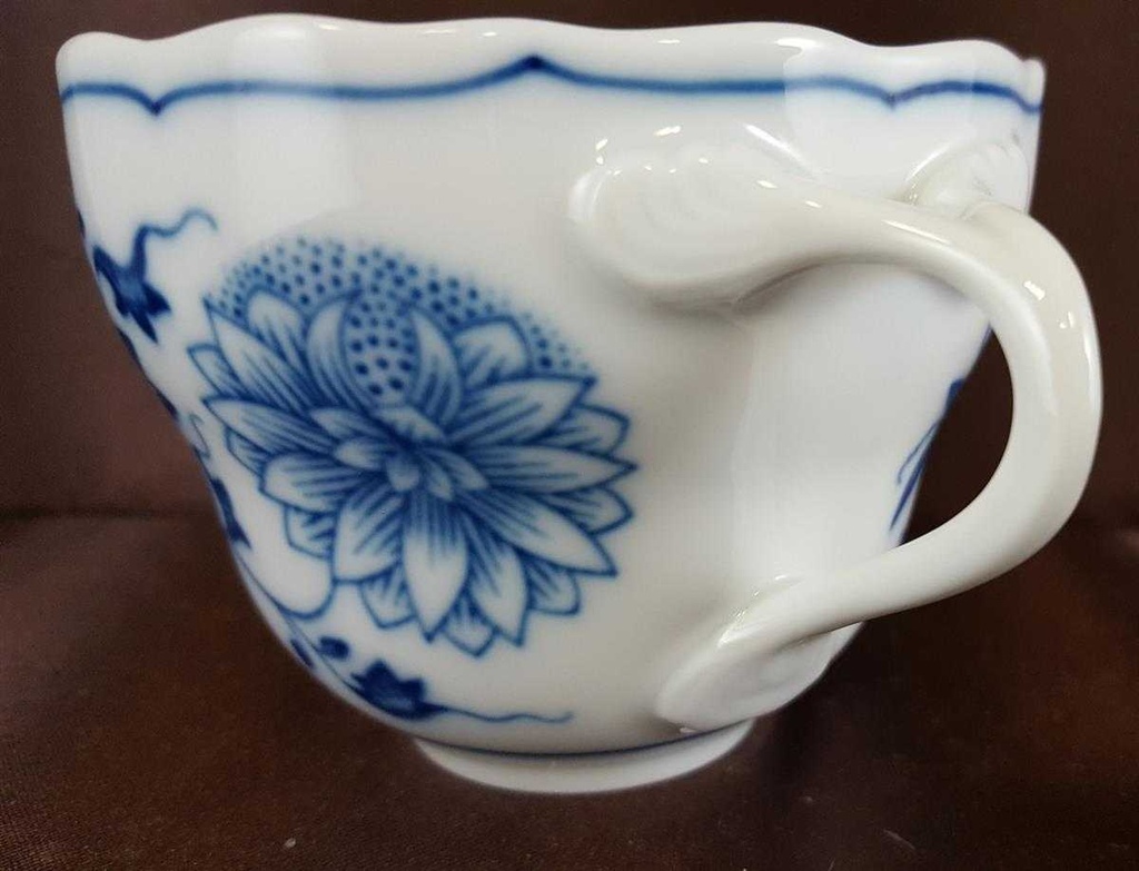 [4581151] Kaffeetasse Tasse Hutschenreuther Maria Theresia Zwiebelmuster I. Wahl Blau gebraucht - sehr gut Bild 5
