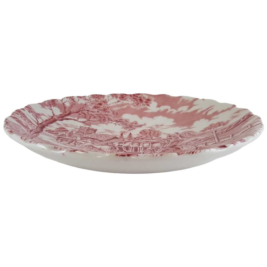 [45811513] Untertasse für Kaffee 14,2 cm Myott Royal Mail Rot gebraucht - gut Bild 2
