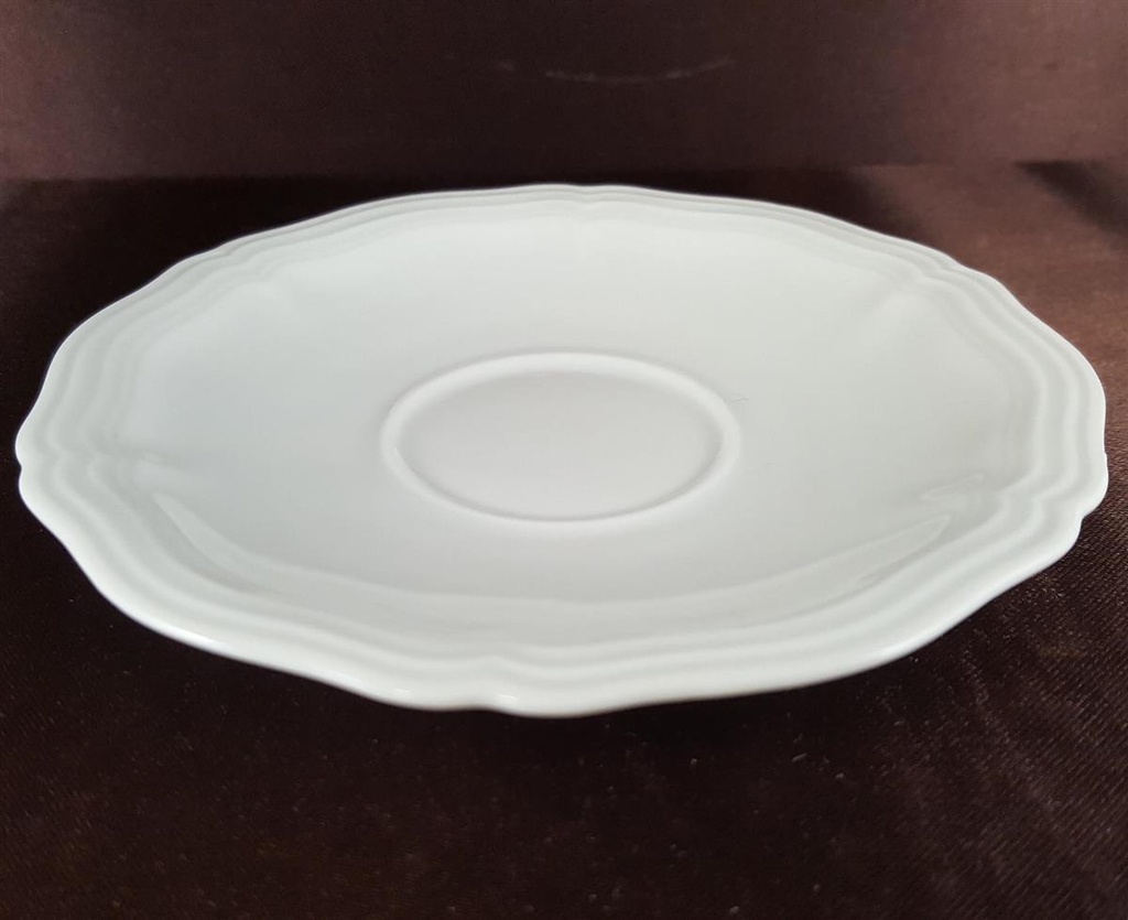 [45811546] Untertasse für Mokka 11,3 cm Rosenthal Chippendale Weiß gebraucht - sehr gut Bild 2