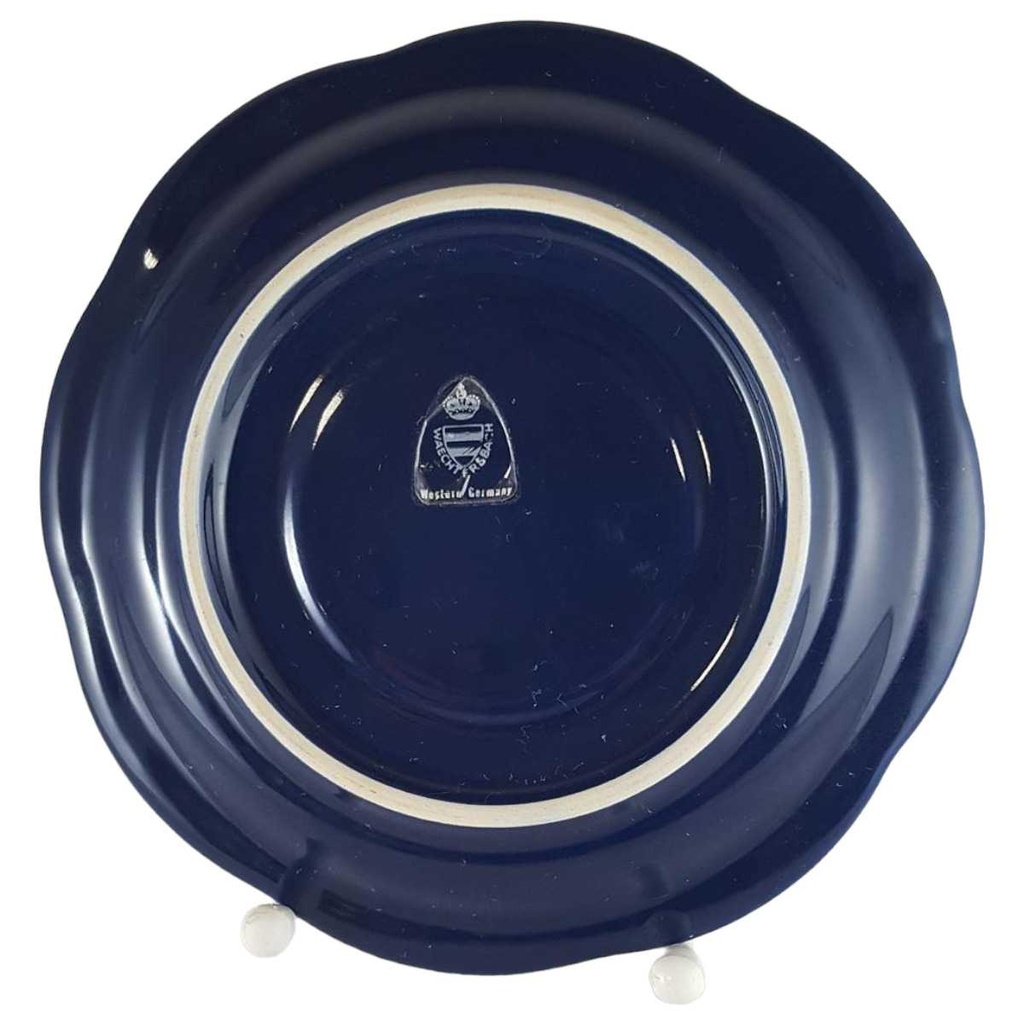 [45811548] Untertasse für Kaffee 15,5 cm Waechtersbach Wintermärchen Weihnachten Blau gebraucht - gut Bild 2