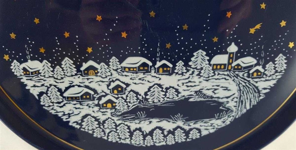 [45811553] Kuchenplatte Waechtersbach Wintermärchen Weihnachten gebraucht - gut Bild 3