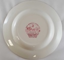 [45811556] Kuchenteller 20 cm Enoch Wedgwood Dickens Coaching Days Rot gebraucht - gut Bild 3