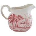 [45811557] Milchkännchen Enoch Wedgwood Dickens Coaching Days Rot gebraucht - gut Bild 2