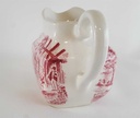 [45811557] Milchkännchen Enoch Wedgwood Dickens Coaching Days Rot gebraucht - gut Bild 4