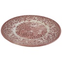 [45811559] Kuchenteller Dessertteller Frühstücksteller 19,7 cm English Ironstone Tableware (EIT) EIT England Baumstäme auf Wagen Rot gebraucht - gut Bild 2