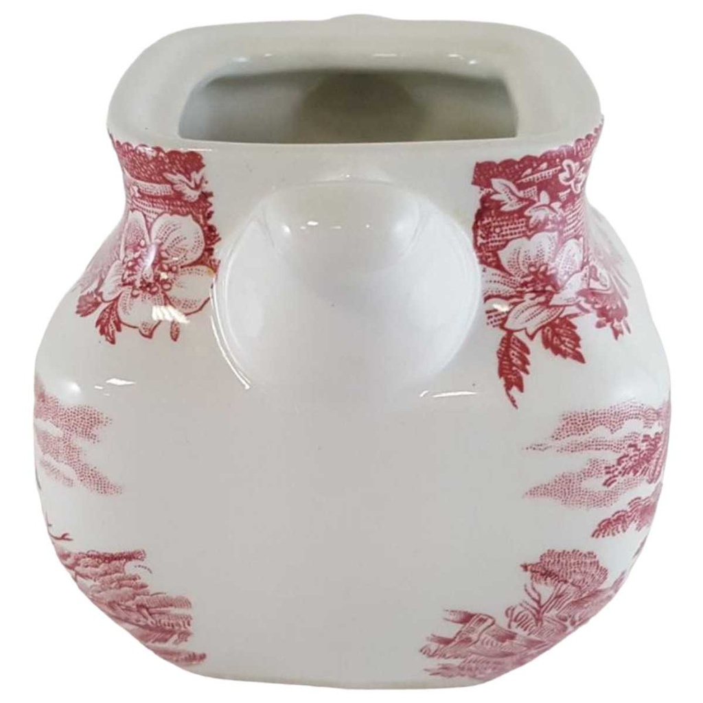 [45811564] Zuckerdose ohne Deckel Enoch Wedgwood Woodland Rot gebraucht - gut Bild 2