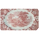 [45811565] Fleischplatte 31x24,5 cm Enoch Wedgwood Woodland Rot gebraucht - gut Bild 2