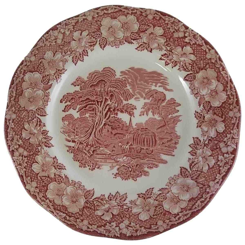 [45811567] Speiseteller Essteller 25 cm Unicorn Woodland Rot Bild 2