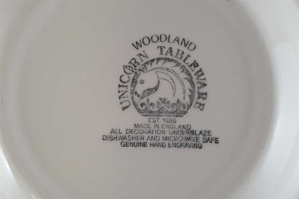 [45811568] Suppenteller 22 cm Unicorn Tableware Woodland Rot Bild 5