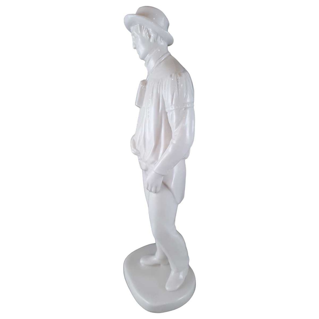 [45811582] Figur Nymphenburg Porzellan Herr Mann weiß H 24 cm Bild 2