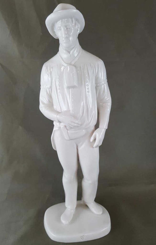 [45811582] Figur Nymphenburg Porzellan Herr Mann weiß H 24 cm Bild 10