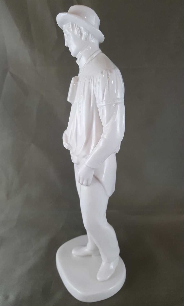 [45811582] Figur Nymphenburg Porzellan Herr Mann weiß H 24 cm Bild 11