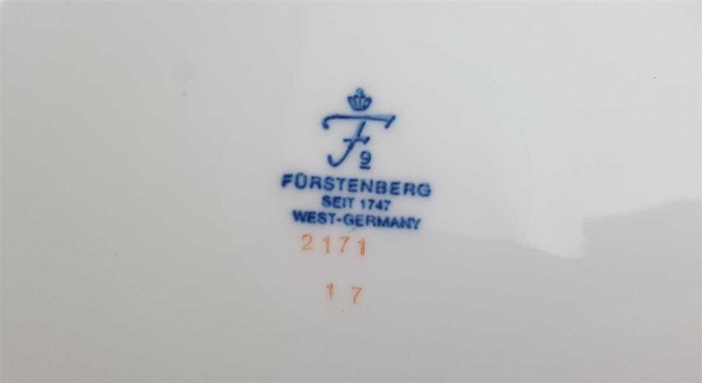 [45811600] Kuchenteller Dessertteller Frühstücksteller 1,3 L 18 cm Fürstenberg Alt Rote Rose 02171 Bild 3