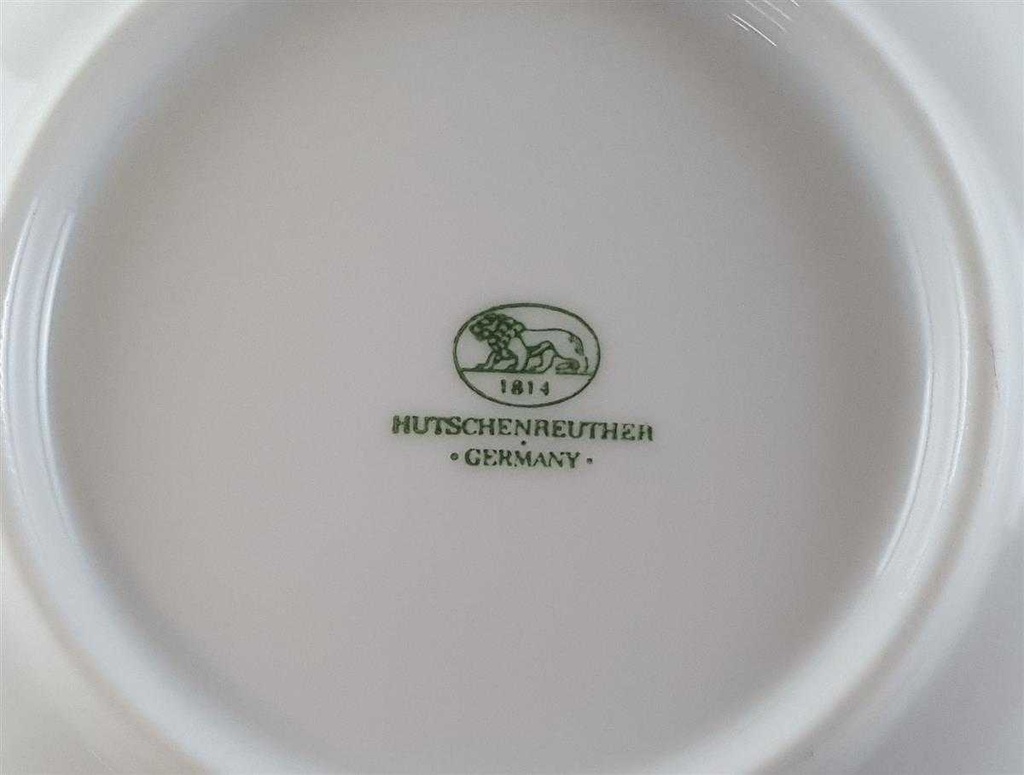 [45811618] Untertasse für Kaffee ohne Spiegel 14 cm Hutschenreuther Maria Theresia Weinlaub I. Wahl gebraucht - akzeptabel Bild 3