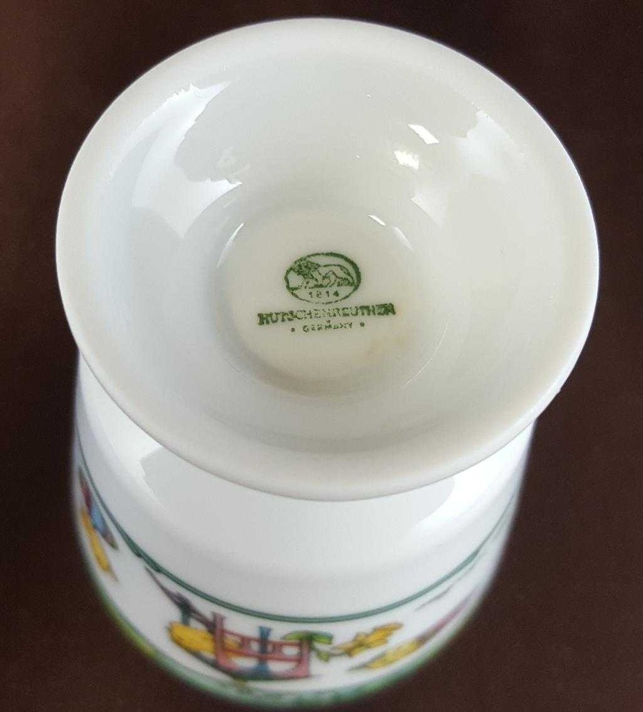 [4581162] Eierbecher auf Fuß Hutschenreuther Louvre Osterdekor gebraucht - sehr gut Bild 6