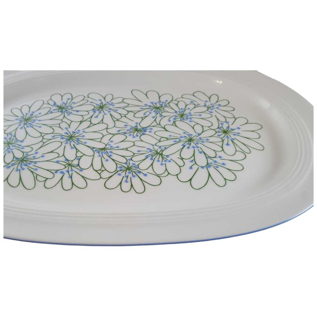 [45811631] Servierplatte Speiseplatte Fleischplatte Steakplatte 33,2x23,5 cm Melitta Jeverland Comtesse gebraucht - sehr gut Bild 2