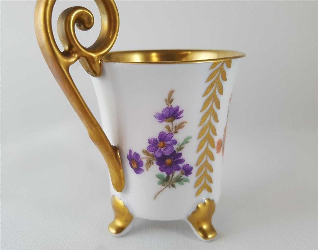 [45811636] Sammeltasse Tasse Espressotasse Goldrand Edelstein Bavaria 21369 gebraucht - sehr gut Bild 4