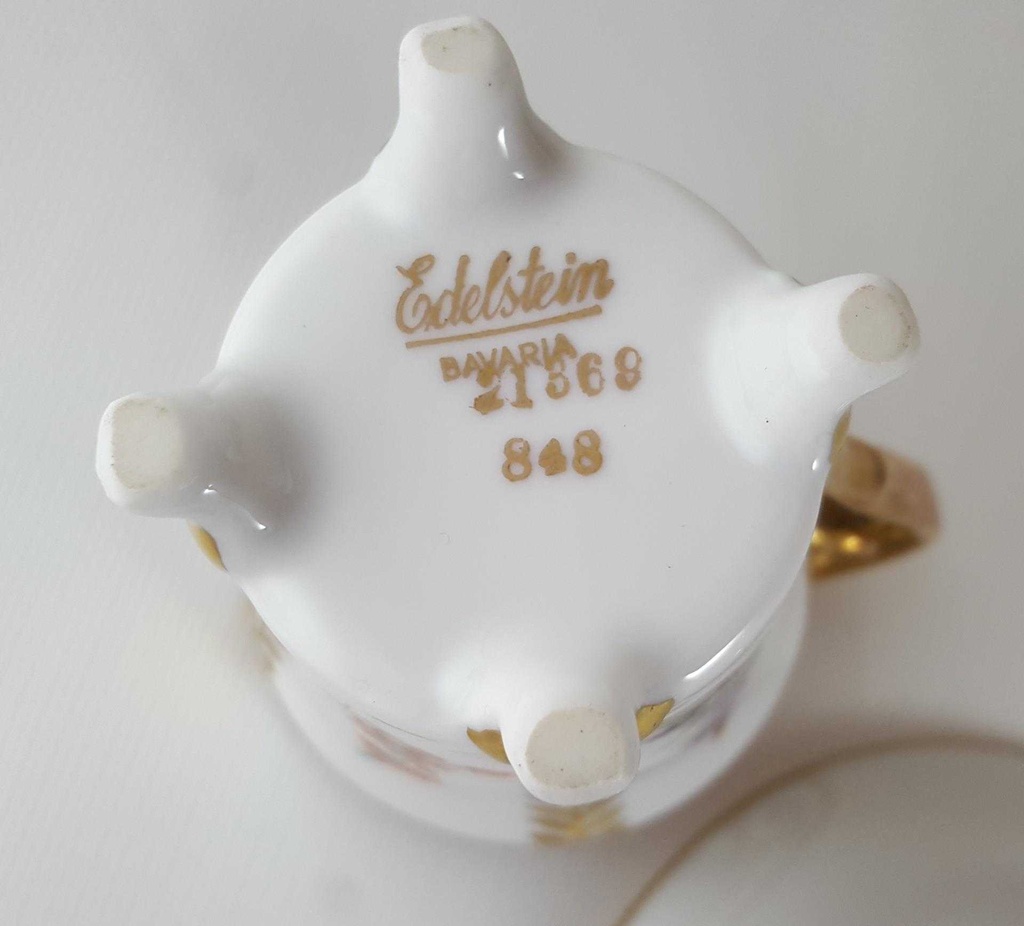 [45811636] Sammeltasse Tasse Espressotasse Goldrand Edelstein Bavaria 21369 gebraucht - sehr gut Bild 9