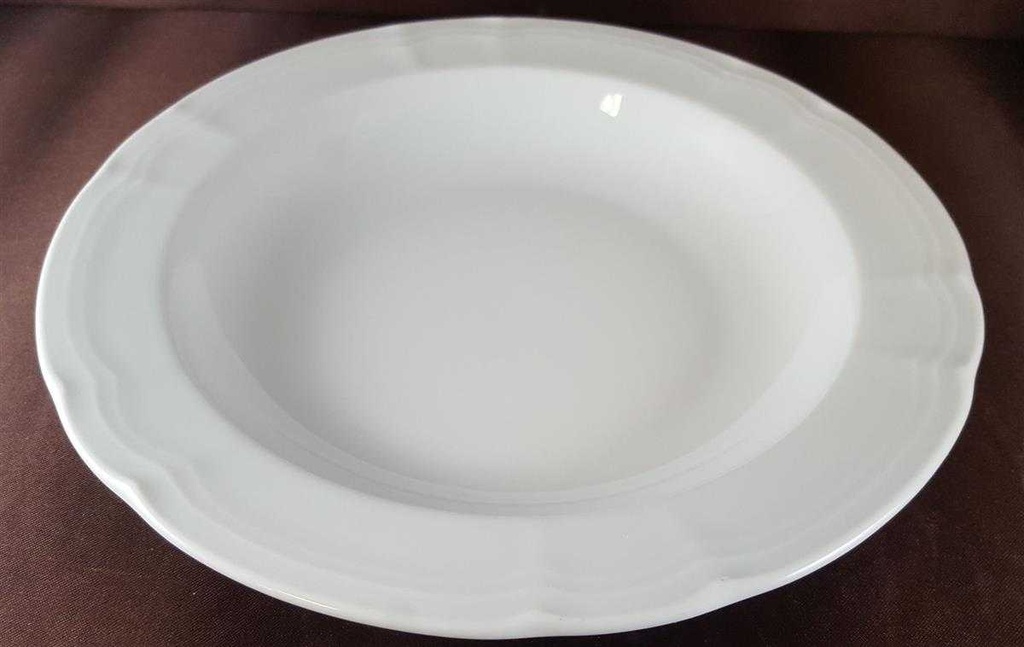 [45811637] Suppenteller 21,6 cm Retsch Wunsiedel Relief weiß gebraucht - gut Bild 3
