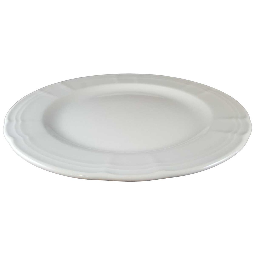[45811638] Speiseteller Essteller 24,8 cm Retsch Wunsiedel Relief weiß gebraucht - gut Bild 2