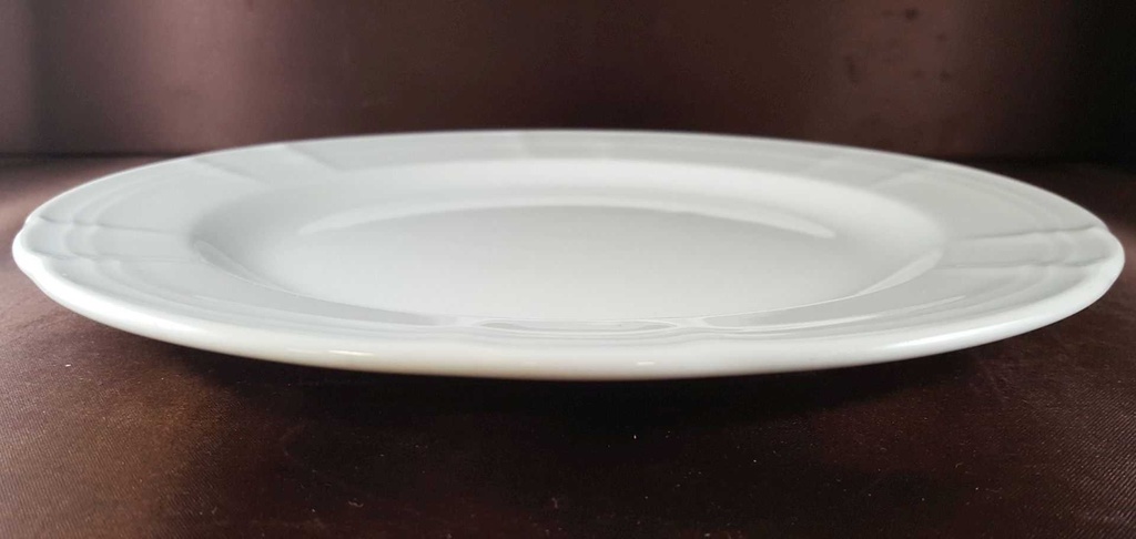 [45811638] Speiseteller Essteller 24,8 cm Retsch Wunsiedel Relief weiß gebraucht - gut Bild 3