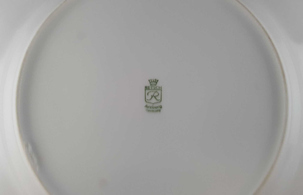 [45811638] Speiseteller Essteller 24,8 cm Retsch Wunsiedel Relief weiß gebraucht - gut Bild 5