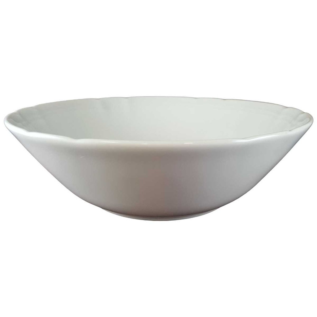[45811639] Schüssel Servierschüssel 22,5 cm Retsch Wunsiedel Relief weiß gebraucht - akzeptabel Bild 2