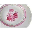 [45811644] Suppenteller 22,3 cm Schirnding Bavaria Rosendekor gebraucht - sehr gut Bild 2
