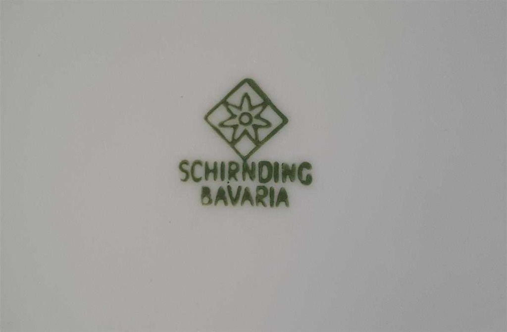 [45811644] Suppenteller 22,3 cm Schirnding Bavaria Rosendekor gebraucht - sehr gut Bild 5