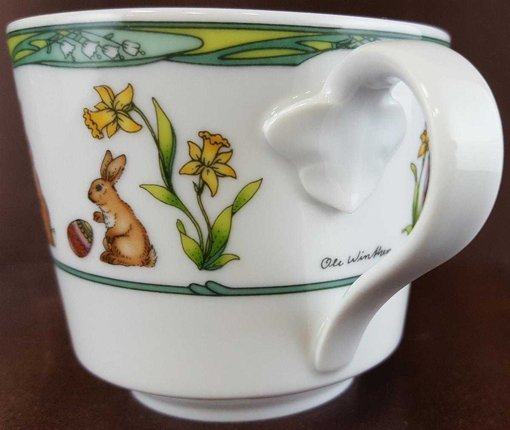 [4581165] Kaffeetasse Tasse Hutschenreuther Louvre Osterdekor I. Wahl gebraucht - sehr gut Bild 3