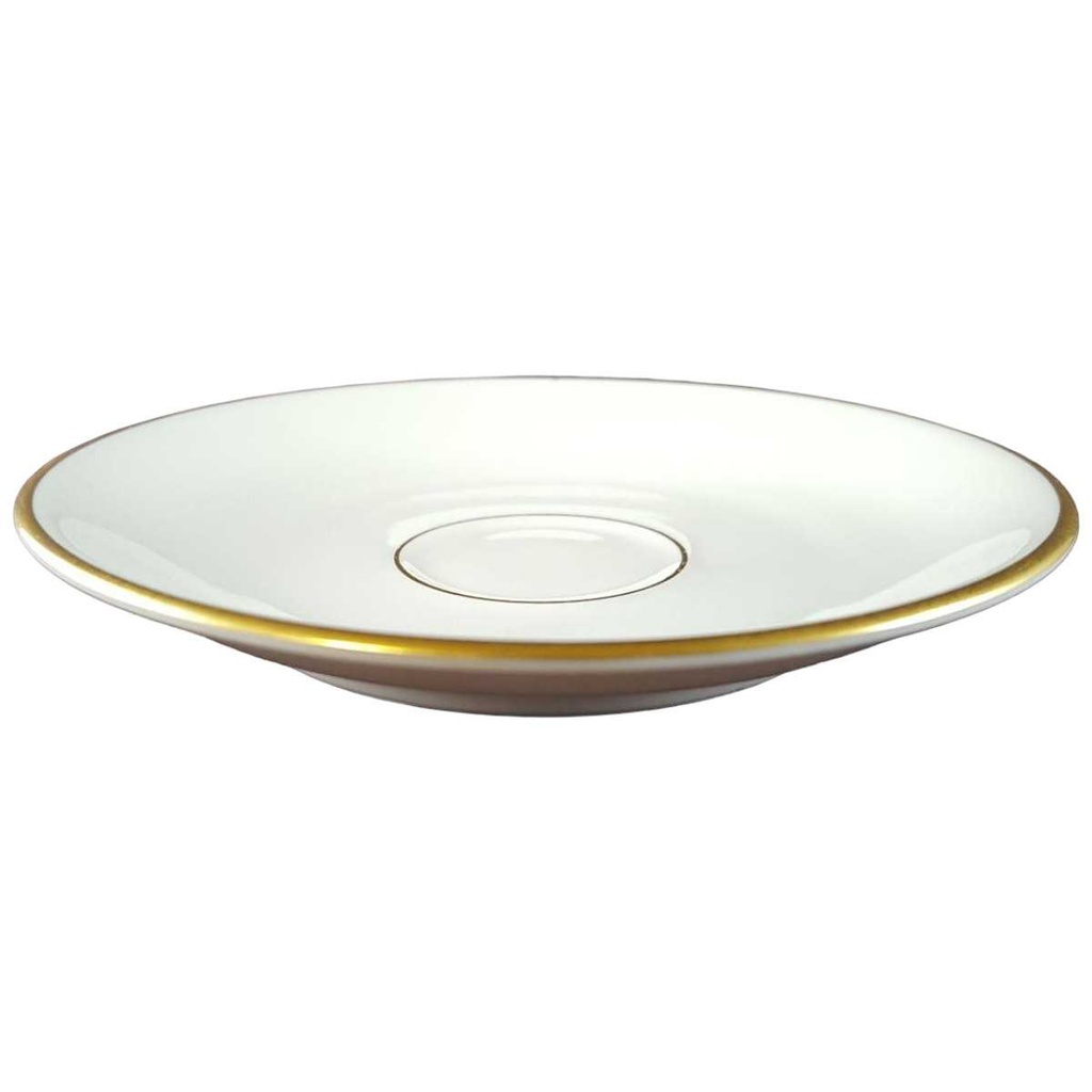 [45811652] Untertasse für Mokka Goldrand 11,1 cm Fürstenberg Schloß 644 0801 gebraucht - sehr gut Bild 2