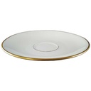 [45811654] Untertasse Goldrand 12,2 cm Fürstenberg Schloß 644 0801 gebraucht - gut Bild 2