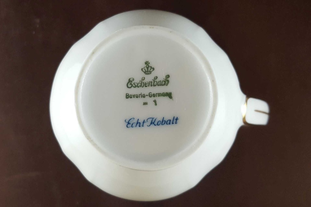 [45811655] Milchkännchen Eschenbach Alte Formen Echt Kobalt Typ 1 gebraucht - sehr gut Bild 5