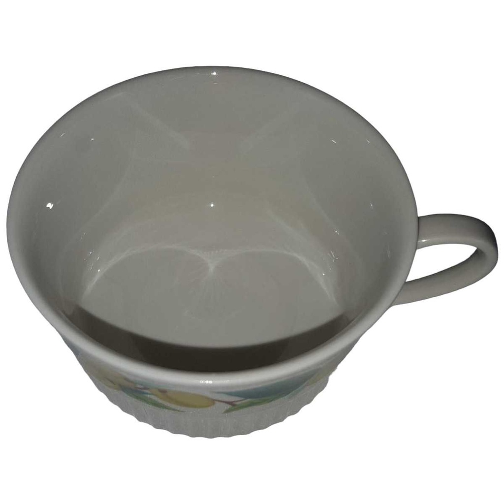 [45811670] Suppentasse Teetasse Tasse Villeroy & Boch Salzburg Obstdekor Weiß gebraucht - sehr gut Bild 2