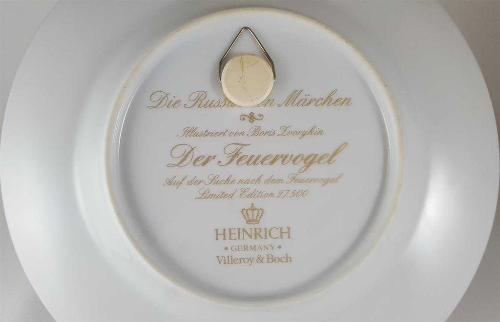 [45811673] Wandteller Villeroy & Boch Heinrich Die Russischen Märchen gebraucht - neuwertig Bild 3