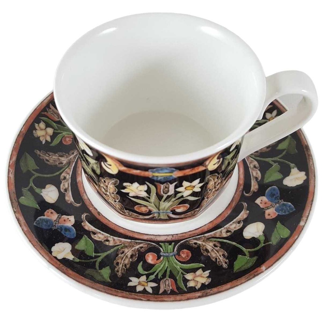 [45811682] Mokkatasse mit Untertasse Tasse Espressotasse 2tlg Villeroy & Boch Gallo Intarsia gebraucht - sehr gut Bild 2