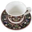[45811682] Mokkatasse mit Untertasse Tasse Espressotasse 2tlg Villeroy & Boch Gallo Intarsia gebraucht - sehr gut Bild 2