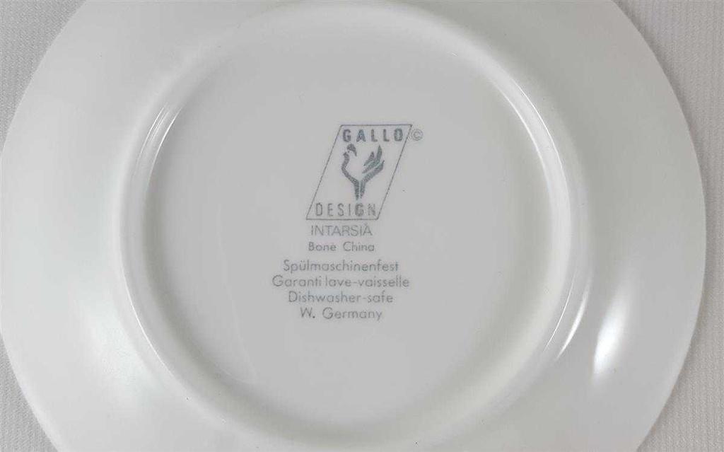 [45811682] Mokkatasse mit Untertasse Tasse Espressotasse 2tlg Villeroy & Boch Gallo Intarsia gebraucht - sehr gut Bild 5