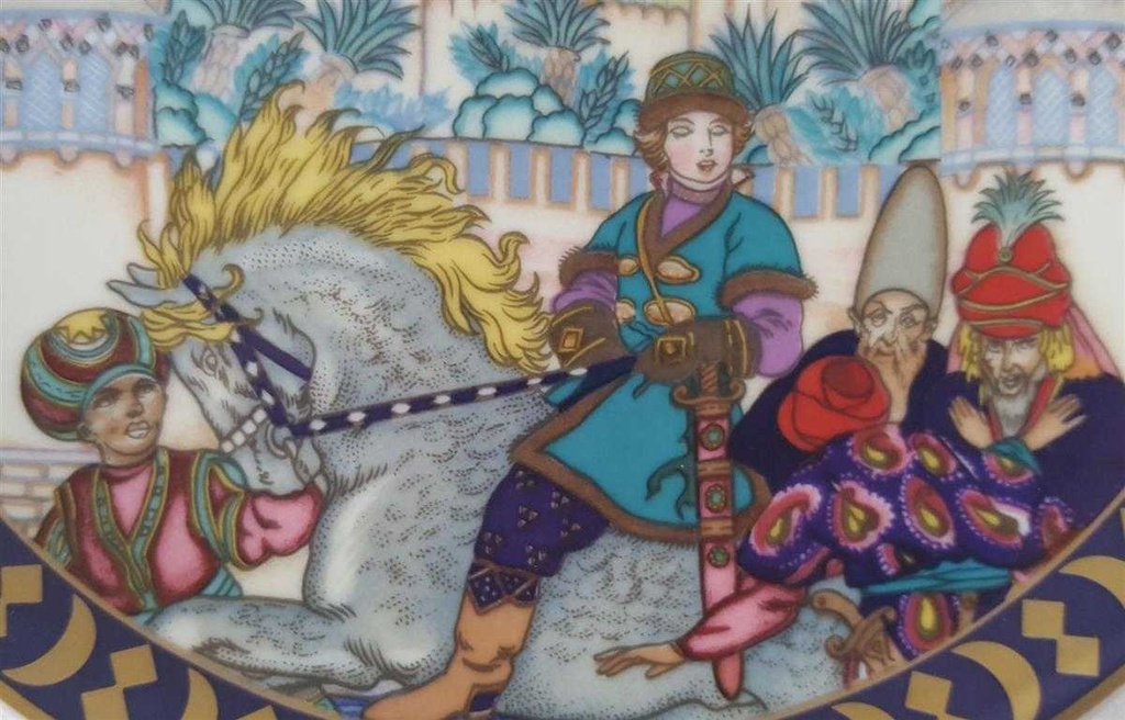 [45811691] Wandteller Villeroy & Boch Heinrich Die Russischen Märchen Der Feuervogel gebraucht - sehr gut Bild 3