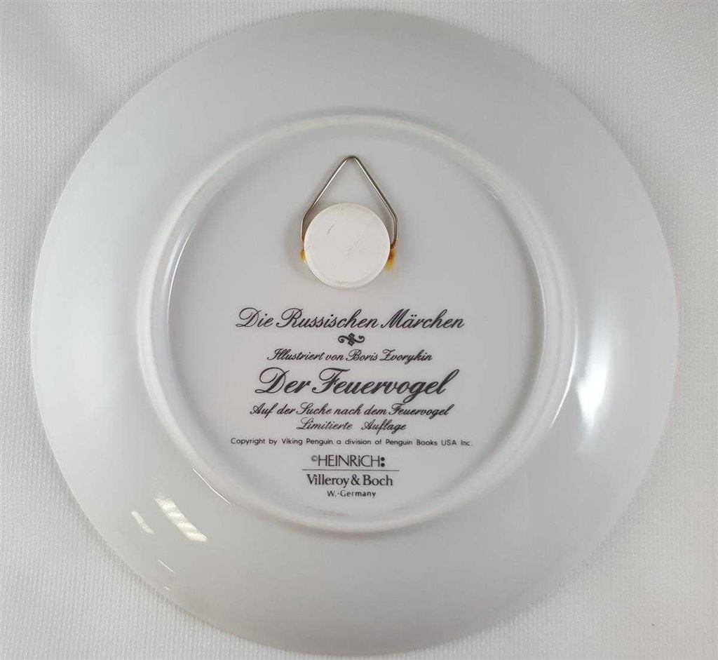 [45811691] Wandteller Villeroy & Boch Heinrich Die Russischen Märchen Der Feuervogel gebraucht - sehr gut Bild 4
