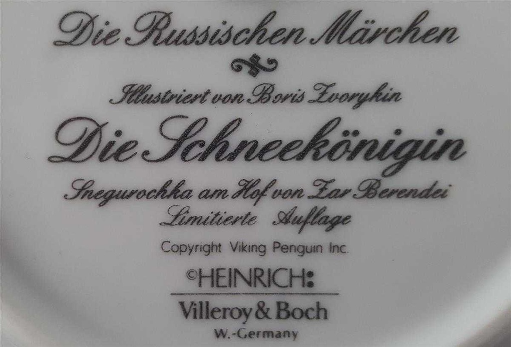 [45811699] Wandteller Teller Villeroy & Boch Heinrich Die Russischen Märchen gebraucht - sehr gut Bild 4