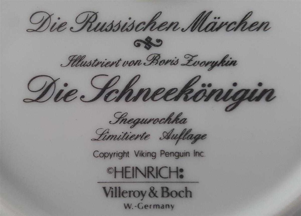 [45811700] Wandteller Villeroy & Boch Heinrich Die Russischen Märchen gebraucht - sehr gut Bild 4