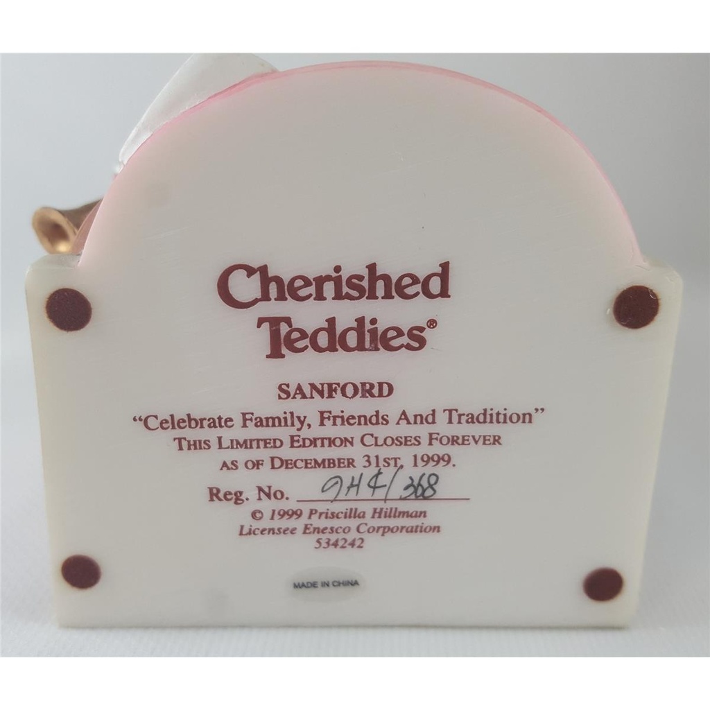 [45811715] Figur Cherished Teddies Sanford Celebrate Family, Friends and Tradition 1999 gebraucht - sehr gut Bild 6