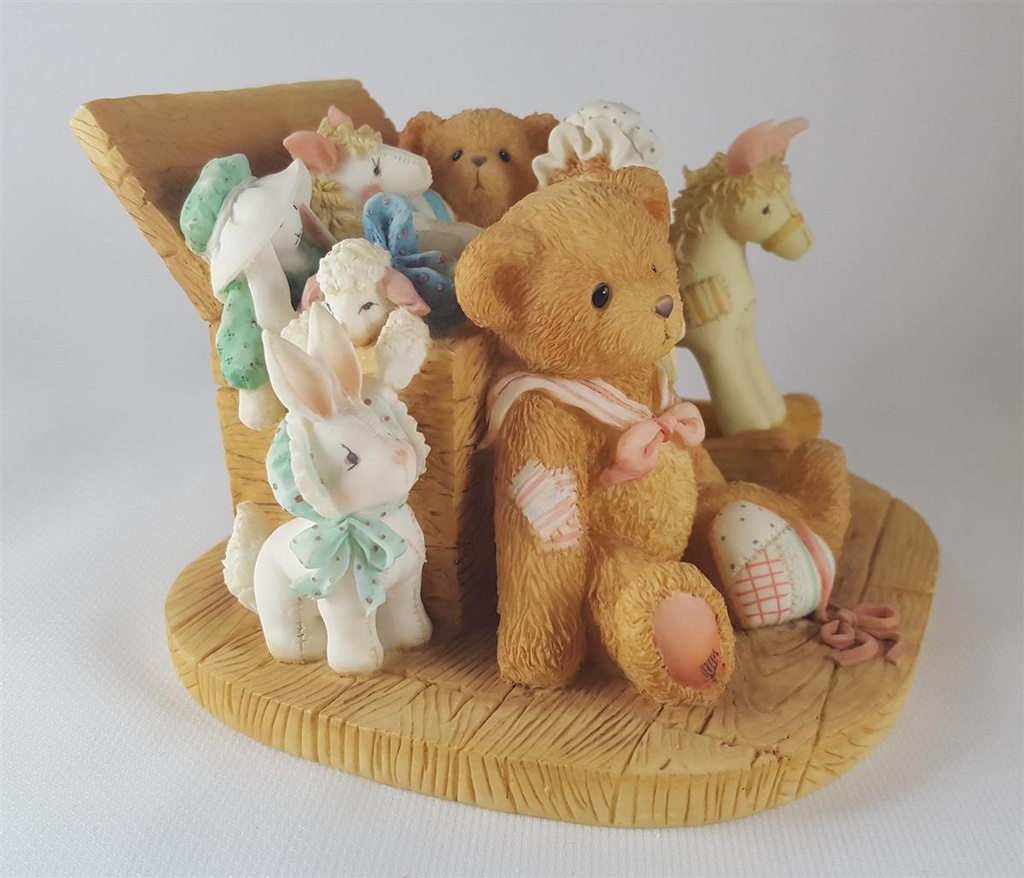 [45811721] Figur Cherished Teddies Christopher Old Friends Are The Best 1991 gebraucht - sehr gut Bild 3