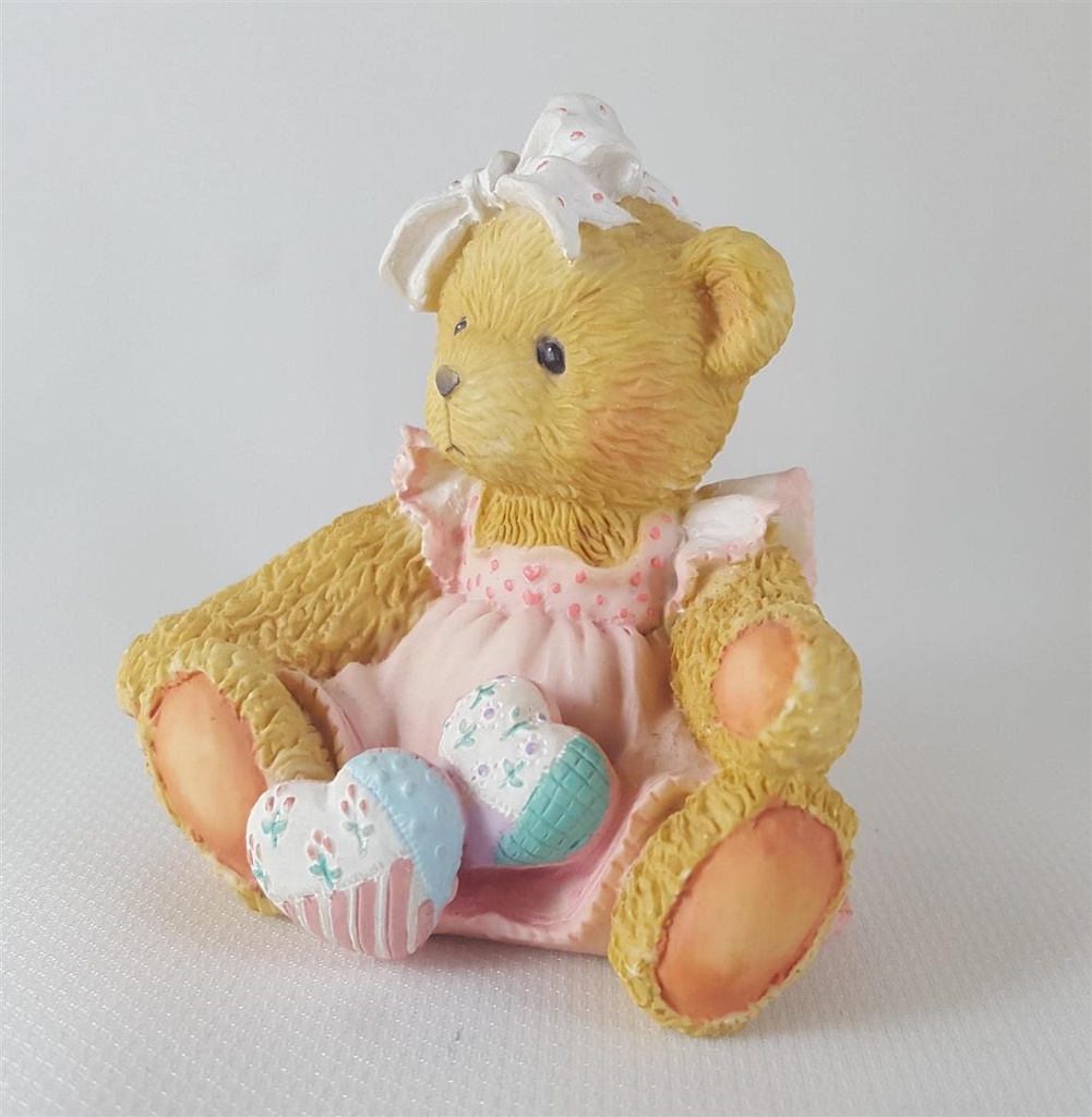 [45811729] Figur Cherished Teddies Amy Hearts Quilted With Love 1992 gebraucht - sehr gut Bild 5